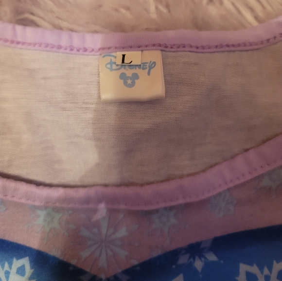 Girl's Purple, Blue, & Silver, Frozen (Elsa) Nightgown - Picture 3 of 4